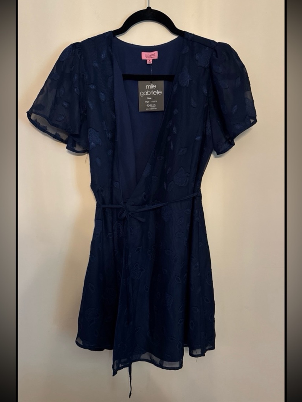 Mlle Gabrielle Navy Dress